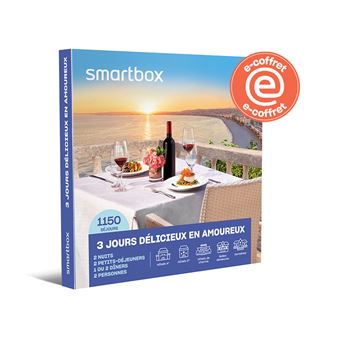 E-COFFRET SmartBox 3 jours délicieux en amoureux - 1