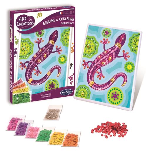 Kit Sequins et Couleurs Salamandre Art & Créations SentoSphère