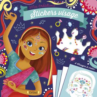 Stickers visage - Princesses du monde