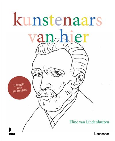 Kleurboek voor volwassenen: kunstenaars van hier Eline Van