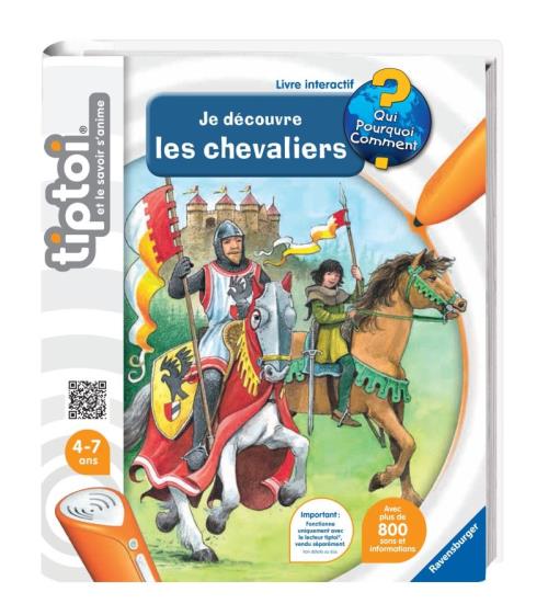 Livre interactif Je découvre les chevaliers Tiptoi Ravensburger