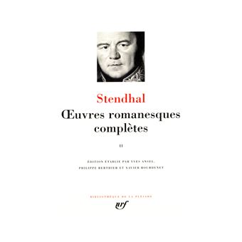 Œuvres romanesques complètes Tome 2 Tome 2 - relié - Stendhal