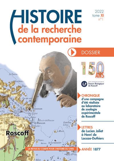 Histoire de la recherche contemporaine 2022-1 Tome XI-1 - Michel Blay - broché