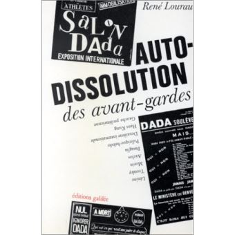De l'autodissolution des avant-gardes