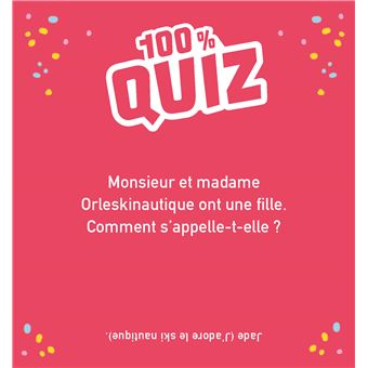 Quiz 100% DEVINETTES