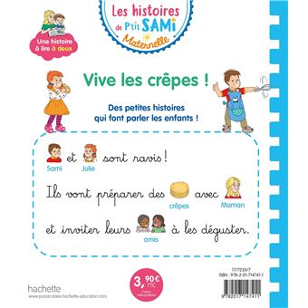 Les histoires de P'tit Sami Maternelle (3-5 ans) : Vive les crêpes