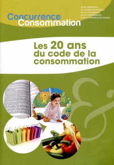 Les 20 ans du code de la consommation Tome 174 - broché - Dgccrf ...