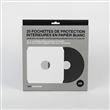 25 pochettes de protection intérieures en papier blanc