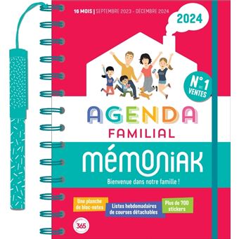 Agenda et calendrier 2024 : semainier, journalier, original, pas cher