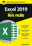 Excel 2019 Poche pour les Nuls
