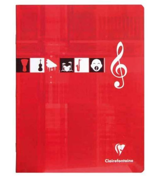 ÉCRITURE MUSICALE 17X22 56PAGE LIGNEE