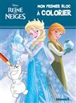 Disney La Reine des Neiges Mon premier bloc à colorier (Bandeau vert)