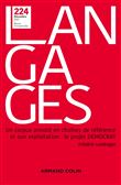 Langages Nº 224 4/2021 Un corpus annoté en chaînes de référence et son exploitation- le projet Democ