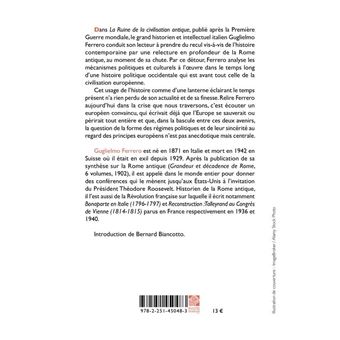 La Ruine de la civilisation antique