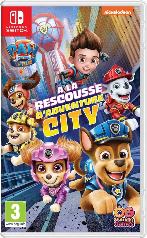 Pat Patrouille À la rescousse d’Adventure City Nintendo Switch