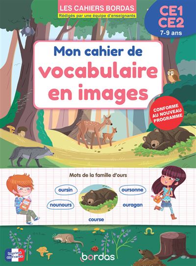 Mon cahier de vocabulaire en images CE1-CE2 - broché - Marie-Christine ...