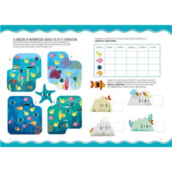 Cahier Un océan de calculs - Fous de maths