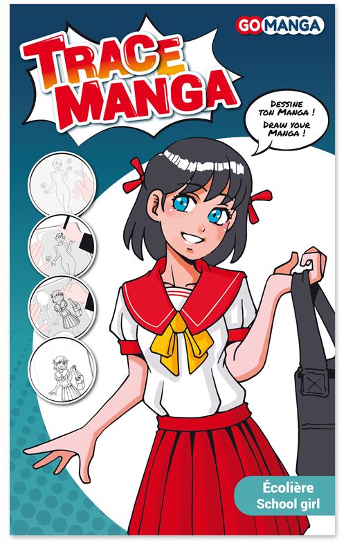 GO MANGA - TRACE MANGA "ECOLIÈRE"