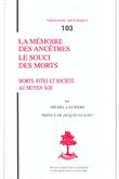 TH n°103 - La mémoire des ancêtres - Le souci des morts
