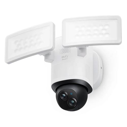 Eufy Floodlight E340 - Caméra de surveillance réseau - panoramique / inclinaison - extérieur - résistant aux intempéries - couleur (Jour et nuit) - 3K, 2K - audio - sans fil - Wi-Fi
