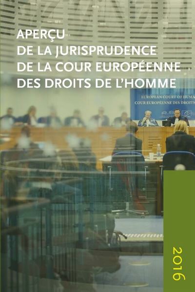 Aperçu de la jurisprudence de la Cour 2016
