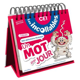 Les Incollables Les Incollables Un Mot Par Jour Ce1 7 8 Ans Edition 2021 Collectif Coffret Achat Livre Fnac