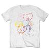 T-shirt Unisex Faces Taille L Blanc