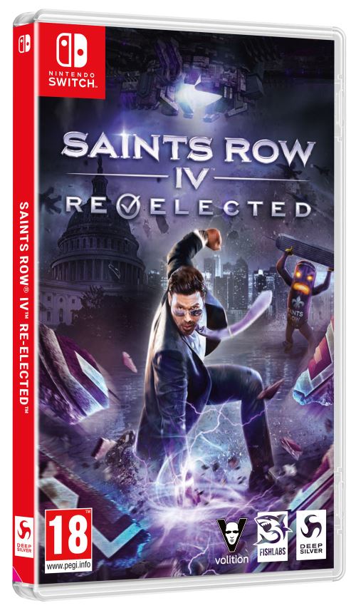 Pochette avant du jeu Saints Row IV : Re-elected Nintendo Switch