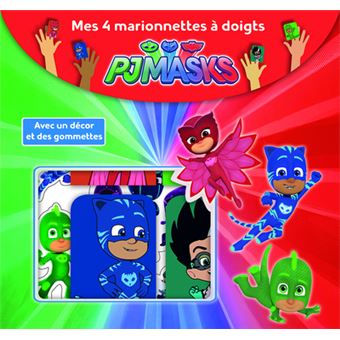 Pjmasks - Mes 4 marionnettes à doigts