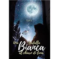 Una farfalla bianca al chiaro di luna