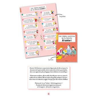 Les règles positives de la famille À table !