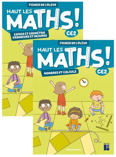 Haut les maths CE2 - Fichier de l'élève - Eric Mounier - broché