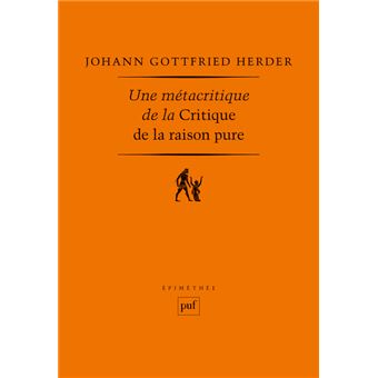 Une métacritique de la Critique de la raison pure