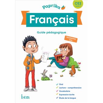 Paprika Français CE2 - Edition France - Guide pédagogique + CD