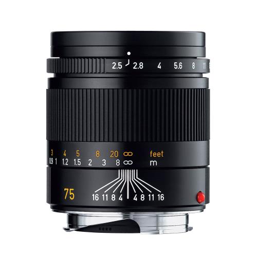 Objectif hybride Leica Summarit-M 75 mm f/2.5 Noir