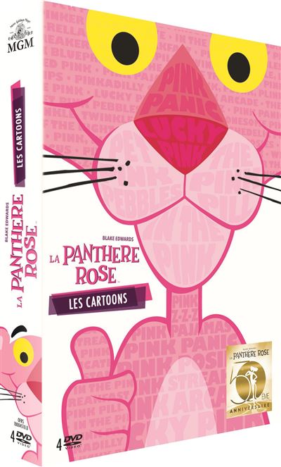 PANTHERE ROSE CARTOON-COFFRET 4DVD-FR