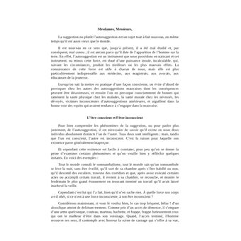 La maîtrise de soi-même par l'autosuggestion consciente