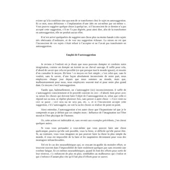 La maîtrise de soi-même par l'autosuggestion consciente