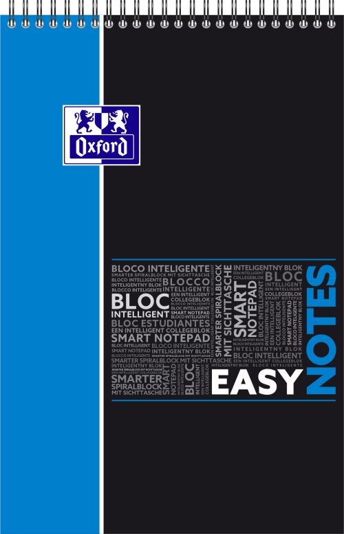 Bloc-notes de 160 pages A4 Oxford Easynotes Etudiant Modèle aléatoire