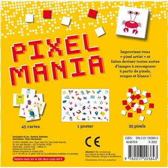 Pixelmania - boite avec accessoires