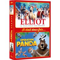 Coffret 2 Films d'animation animaux : Opération Panda, Elliot le plus petit des rennes DVD