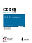 Code essentiel - Droit des assurances 2019