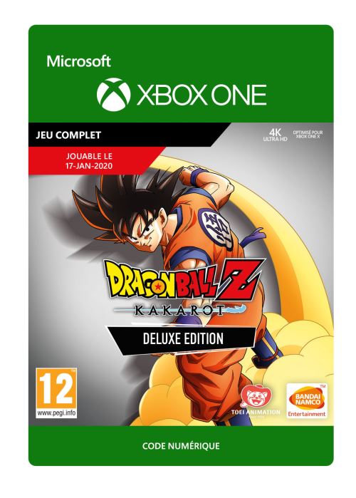 Code de téléchargement Dragon Ball Z : Kakarot Deluxe Edition Xbox One