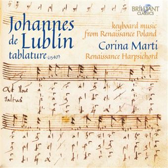Tablature de clavecin de la renaissance polonaise
