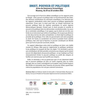 Droit, pouvoir et politique