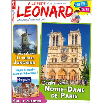 Le Petit Léonard N°249 Notre Dame de Paris - septembre 2019