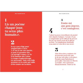 Mes 77 secrets de vie