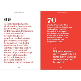 Mes 77 secrets de vie