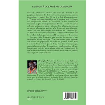 Le droit à la santé au Cameroun