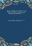 Bac philo tout le programme*****